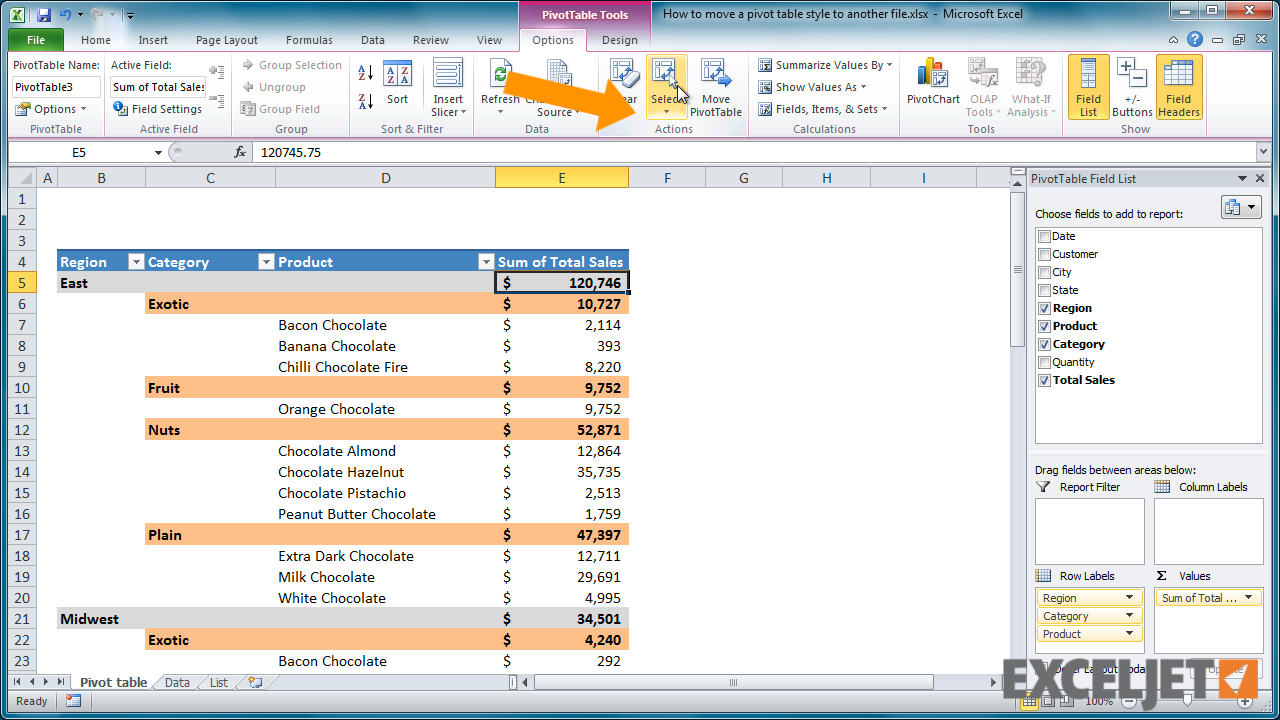 How To Move Pivot Table In Google Sheets